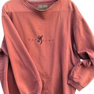 Vintage Browning Deer Logo Crewneck Sweatshirt Outdoors Hunting